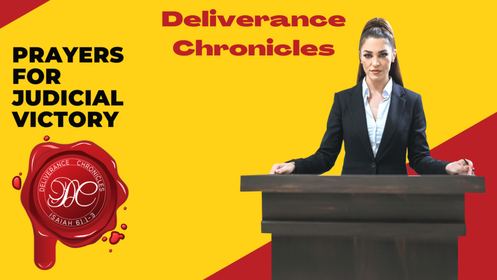 Prayer's for Judicial Victory! - Deliverance Chronicles