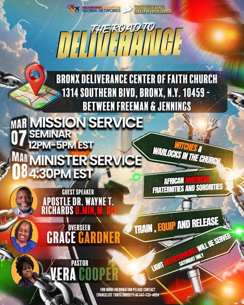The Road to Deliverance - Deliverance Chronicles Global Networks